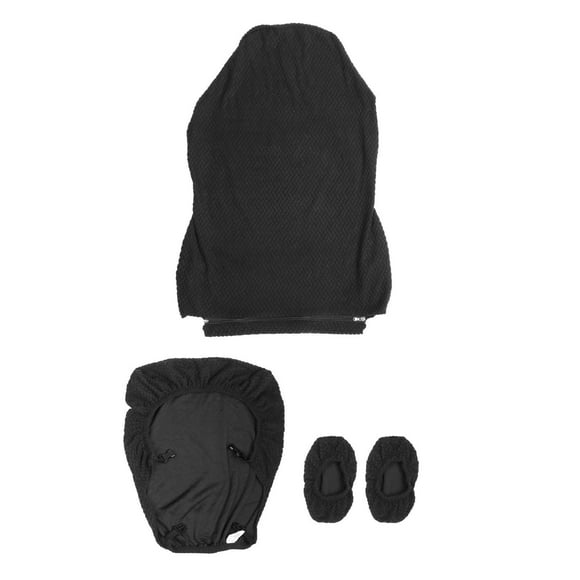 Fundas para sillas de ordenador de oficina, fundas suaves para sillas de ordenador para sillas de juego Negro