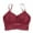 Burgundy, variant on Elainilye Fashion Womens Bras No Underwire Full Support Underwear Lace Breathable Bra Underwear Padded Bras for Women,Pink