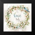 thumbnail image 2 of Nan 15x15 Black Modern Framed Museum Art Print Titled - Love Truly, 2 of 5