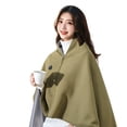 thumbnail image 3 of Heated Shawl Wraps for Women, USB Wearable Heated Blanket Shawl, Polyester Heated Cape for Home and Office, 1PC, 3 of 10