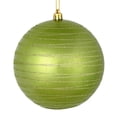 thumbnail image 1 of Adorno navideño Vickerman Celadon Candy con purpurina de 15 cm, paquete de 3, 1 of 1