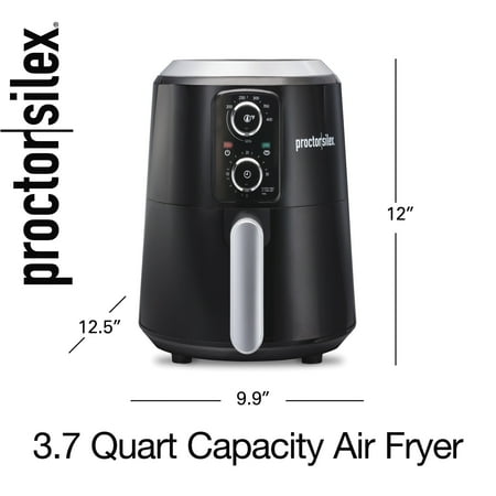 Proctor Silex - 3.7 Quart Air Fryer - BLACK
