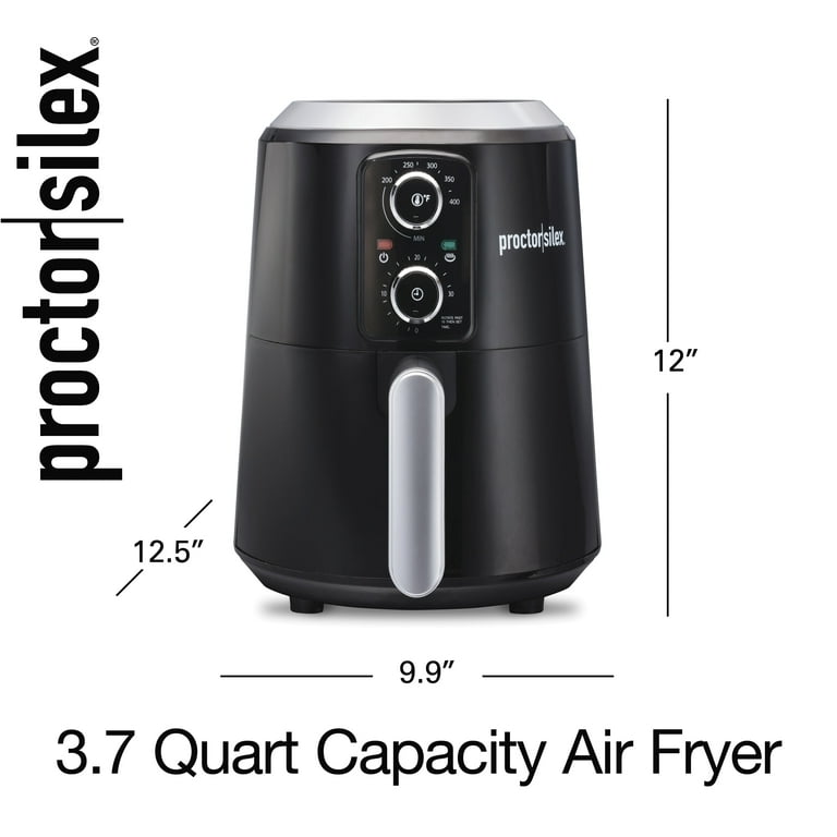 Proctor Silex - 3.7 Quart Air Fryer - Black