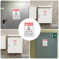 thumbnail image 3 of 1pc Equipment Electric Shocks Sign Sticker Electric Shocks Caution Label Sticker, 3 of 6
