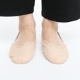 thumbnail image 2 of Zapatillas de baile elásticas de media suela para mujer, zapatillas de gimnasia rítmica, zapatillas antideslizantes para danza del vientre para adultos (color piel, L), 2 of 5