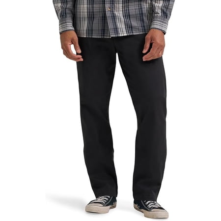 Wrangler Authentics Men's Straight Fit Flat Front Chino