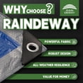 thumbnail image 2 of Lona Raindeway, 305 x 610 cm, 5,5 mm, impermeable, color plateado y azul, 2 of 9
