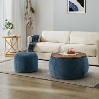 SAFAVIEH Palmer Transitional Cross Leg Upholstered Ottoman