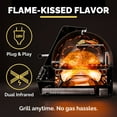 thumbnail image 4 of Turbo E Outdoor Electric Grill - 1700W Infrared, 24" Smart BBQ Grill with Probe, 120V, 4 of 8