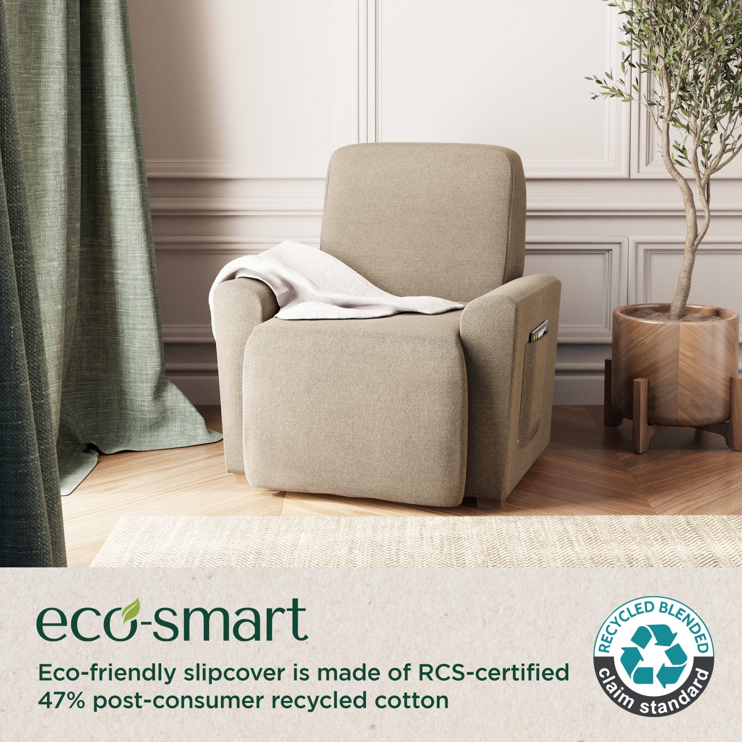 Cotton recliner cover sale