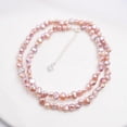 thumbnail image 1 of ASHIQI, gargantilla de perlas naturales de agua dulce, collar de perlas barrocas, joyería para mujeres, boda, cierre de plata 925, venta al por mayor Tan Jianjun unisex, 1 of 2