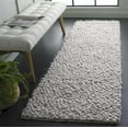 thumbnail image 2 of SAFAVIEH Natura Joey Solid Runner Rug, Light Grey, 2'3" x 8', 2 of 6