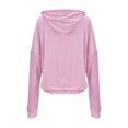 thumbnail image 3 of Vedolay Womens Sweatshirts Fashion Long Sleeve Tunic Tops Oversized Shirts Womens Fashion Pink,S, 3 of 4