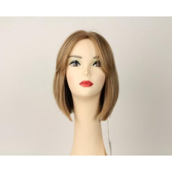 European Human Hair Freeda Wig Dorothy Blonde With Highlights Skin Top Size L