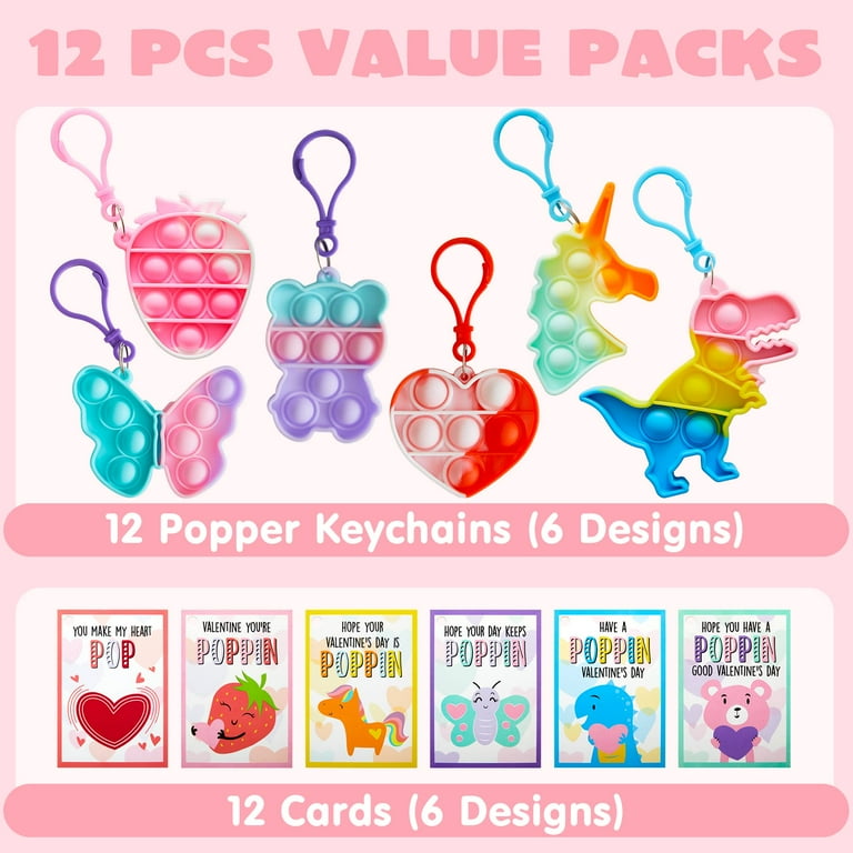 Butterfly 6-Pop Fidget Key Chain Butterfly 6-Pop Fidget Key Chain