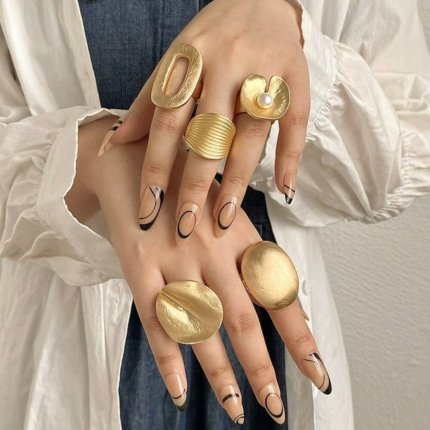 Anillos de oro gruesos new arrivals