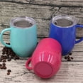 thumbnail image 1 of Tasse à Café à Double Paroi en Acier Inoxydable Tasse de Voyage Thé Gobelet Isolé Contenant Isotherme, 1 of 5