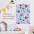 thumbnail image 2 of ALAZA Plastic Clipboard A4 Letter Size Decorative Clipboards for Students Women Men 9" x 12.5" Peony Flower Hydrangea, 2 of 6
