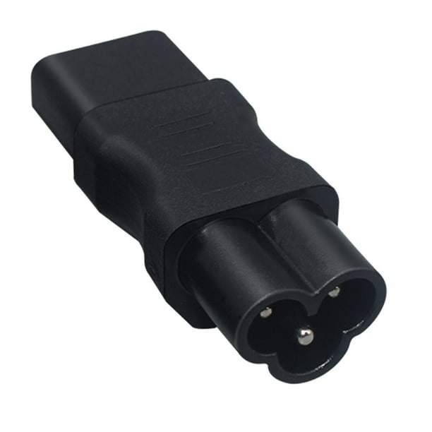 IEC320 C6 to C13 Extension Power Plug Adapter, 2.5A/10A Converter, Male