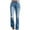 31_Light Blue, variant on HAXMNOU Pants for Women Women's Juniors High Bell Bottoms Jeans Flare Jeans Solid Hippie Wide Leg Denim Flared Bell Bottom Pants Women's Pants Light Blue M