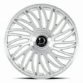 thumbnail image 2 of Dolce Sesto 22X9.5 6X135/139.7 +18mm Glossy Sliver Brush Face 22" INCH SET OF 4, 2 of 3