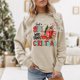 thumbnail image 5 of Sweat-shirt ample à col rond pour femmes, chemises graphiques de vacances, pulls de noël, haut, 5 of 8