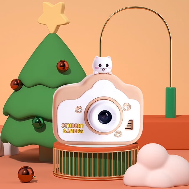 Cameland Children'S Holiday Gift Hd Front and Rear Double Shot 2000W Mini 2.0 Inch Video Camera Game Music Camera with 32Gb Memory Card