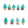 thumbnail image 3 of Estatuas de casa en miniatura Macarena 9 piezas micro paisaje adorno de escritorio figura decorativa, 3 of 8