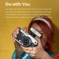 thumbnail image 4 of Godox Lux Junior Retro Camera Flash GN12 6000K Color Temperature Auto & Manual Modes 1/1-1/64 Flash Power 28mm Focal Length Replacement for Canon Nikon Sony Fuji Olympus Hot-shoe Cameras, 4 of 8