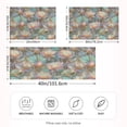 thumbnail image 2 of Yayeee Pillowcase Queen Size Set of 2 Satin Wrinkle Resistant Envelope Pillow Case, Colorful Water Lilies Pattern, 2 of 8