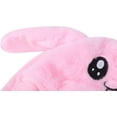 thumbnail image 7 of Animal Hat with Ears Moving Jumping Pop Up Beating Hat Plush Holiday Cosplay Dress Up Funny Gift for Kids(Light Up Pink Rabbit), 7 of 7