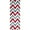 White, variant on SAFAVIEH Rachel Geometric Chevron Kids Shag Area Rug, Ivory/Red, 6'7" x 6'7" Round