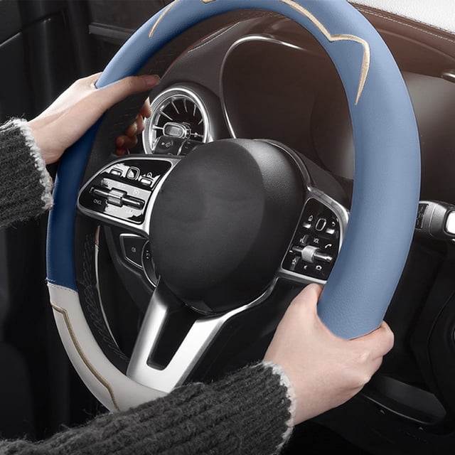 Funda para volante de coche, antideslizante, fina, para volante deportivo