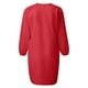 thumbnail image 2 of Jumpingount Vestido de mujer con cuello en V, manga larga, ropa suelta de otoño, traje de fiesta de línea A de color sólido, blanco, L Prendas para la parte del cuerpo Rojo METRO Jumpingount  AP003890-07, 2 of 3