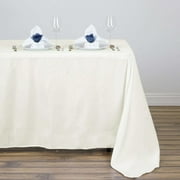 Efavormart 54x96 IVORY Wholesale Linens Polyester Tablecloths Rectangle Banquet Linen Wedding Party Restaurant Tablecloth