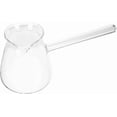 thumbnail image 1 of Arabic Coffee Pot Glass Turkish Coffee Pot With Handle, Milk And Butter Warmer, Stovetop Tea Maker Coffee Maker, Heat Hot Chocolate Melting Pot,450ml, 1 of 5