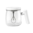 thumbnail image 5 of Baoblaze Electric Blender Cup 400ml with Lid Handle Rotating Glass Cup Automatic Stirring White, 5 of 8