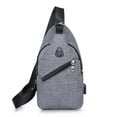 thumbnail image 1 of Xihbxyly Bolsa de Mensajero con Puerto Usb, Diseño Ligero de Lona, Práctico Almacenamiento Multicapa, Ideal para Viajes, Ciclismo y Actividades Al Aire Libre, Imprescindible para Hombre, Tamaño 33 X, 1 of 7