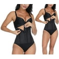 thumbnail image 2 of ToBeInStyle Women's Air-Flow Trainer Slimming Cincher Shaper - Black - X-Large, 2 of 4