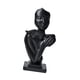 thumbnail image 4 of Escultura de cara abstracta, estatua de abrazar, estatua de amante abrazado, figura coleccionable Negro, 4 of 9