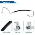 thumbnail image 4 of Manguera de Refrigerante de A/C para Toyota RAV4 2013-2018 Línea de Manguera de Aire Acondicionado No. 887030R070 Caucho Hierro, 4 of 6