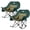 Non-heated - Green(2P), variant on ABORON Oversized Heated Rocking Camping Chair for Adults- 400lbs Capacity Padded Camping Recliner w/ 3 Levels Heat - Folding Lawn Chair with Side Pockets for Camp Patio Backyard