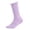 1PC-Purple, variant on PureCasa Girls Ruffle Socks, 6-14 Years Solid Color Cute Ankle Winter Warm Knit Cotton Frilly Sock 5 Pack