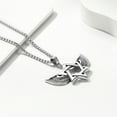 thumbnail image 5 of [Clearance]Star of David Necklace for Men Women with Angel Wing Stainless Steel Amulet Jewelry, 5 of 5