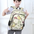 thumbnail image 6 of FORMRS Unisex School Backpack 17" Student Travel Bag with Laptop Compartment, Purple Birds Teapots, 6 of 7