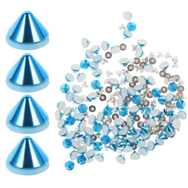 Miangastore 100Pcs Crafting Studs Plastic Craft Rivets Crafting Rivet Studs Clothing Rivet Spike