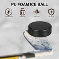 thumbnail image 2 of MOVTOTOP Rondelles de Hockey Circulaires Noires en Mousse Pu 24Ensemble pour Jeu Extérieur Bruit Réduit, 2 of 7