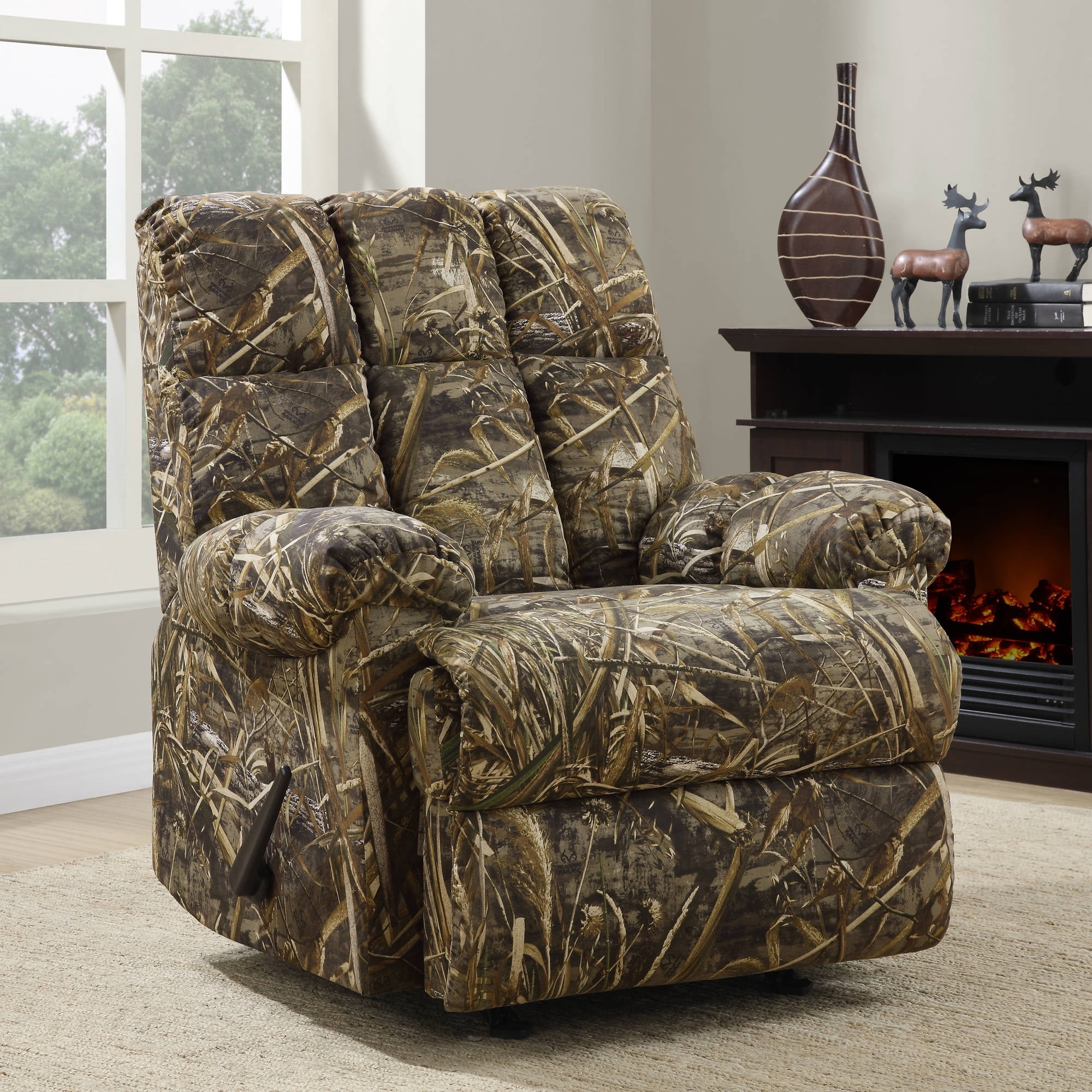 Dorel Living Realtree Camouflage Rocker Recliner Walmart Com