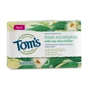 Tom&apos;s of Maine Fresh Eucalyptus Natural Soap with Shea Butter, 5 oz Bar Soap