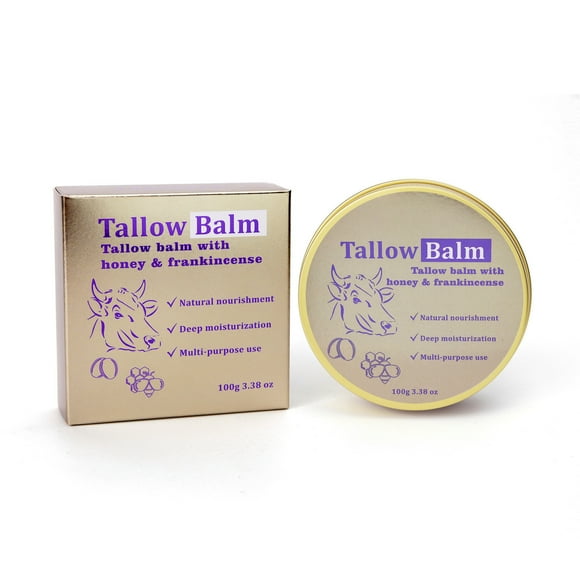 Wuztai Deals 90% off Tallow Balm Beef Tallow For Skin Beef Tallow Balm As A Moisturising Cream For The Face Natural Beef Tallow Lotion For Skin 100g Clearance